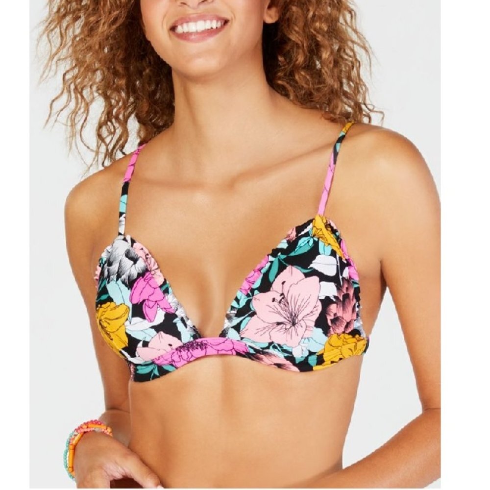 Hula Honey Juniors' Push Up Bikini Swim Top